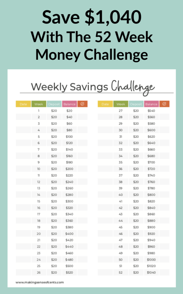 52 Week Money Challenge